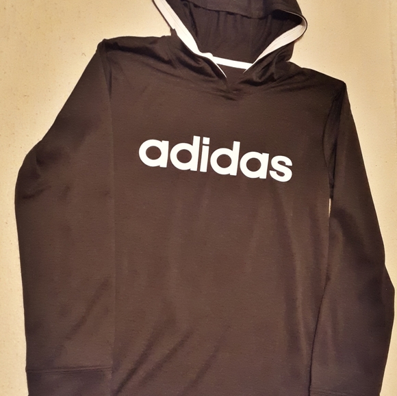Adidas Pullover Hoodie Youth Size M 10-12 - Picture 1 of 5